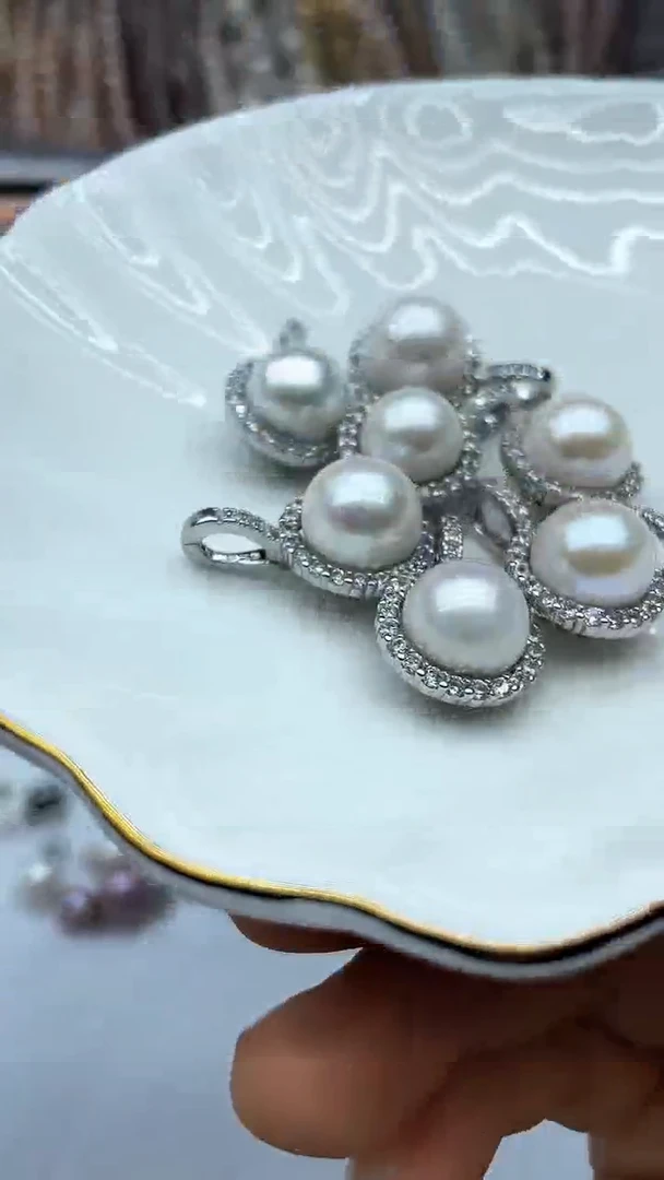 淡水珍珠未镶嵌吊坠(不含链)吊坠多其性发其一