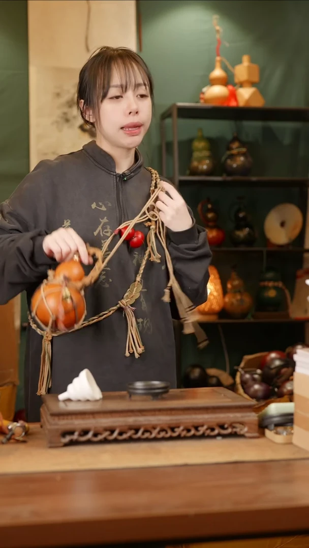 185号精品天然大漆酒葫芦一物一拍~