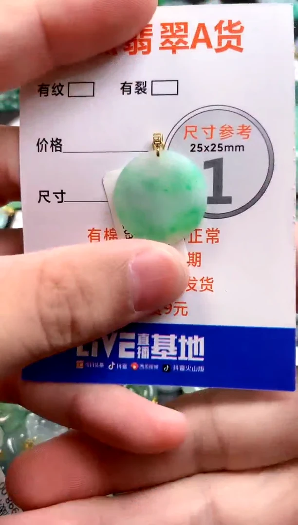 颈饰18K金镶嵌翡翠0499653021