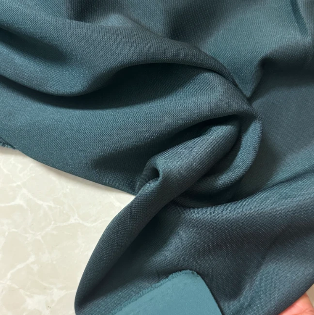 秋冬新品【墨绿炫光空气层菠萝纹针织面料】可做卫衣，套装，裤子等