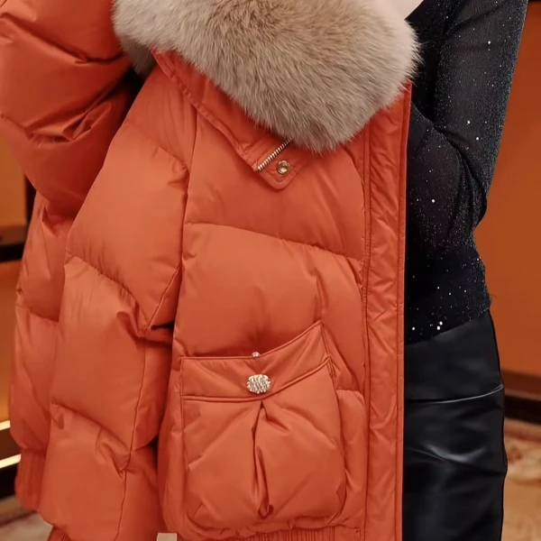 XQ-冬季新款法式气质优雅显瘦羽绒服