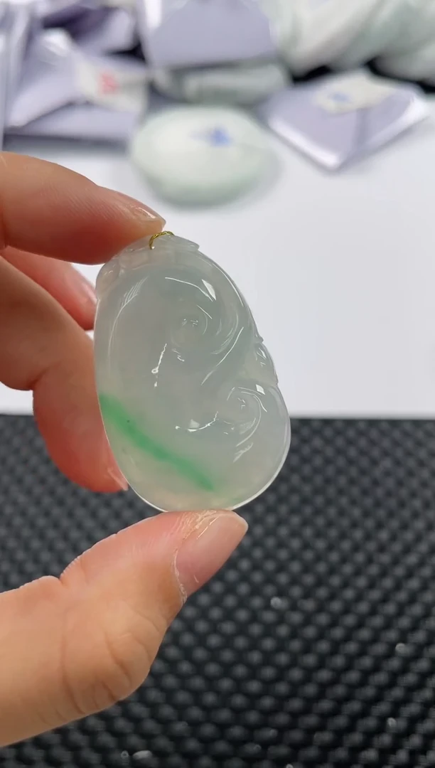 颈饰未镶嵌翡翠基地发货H 8341 如意