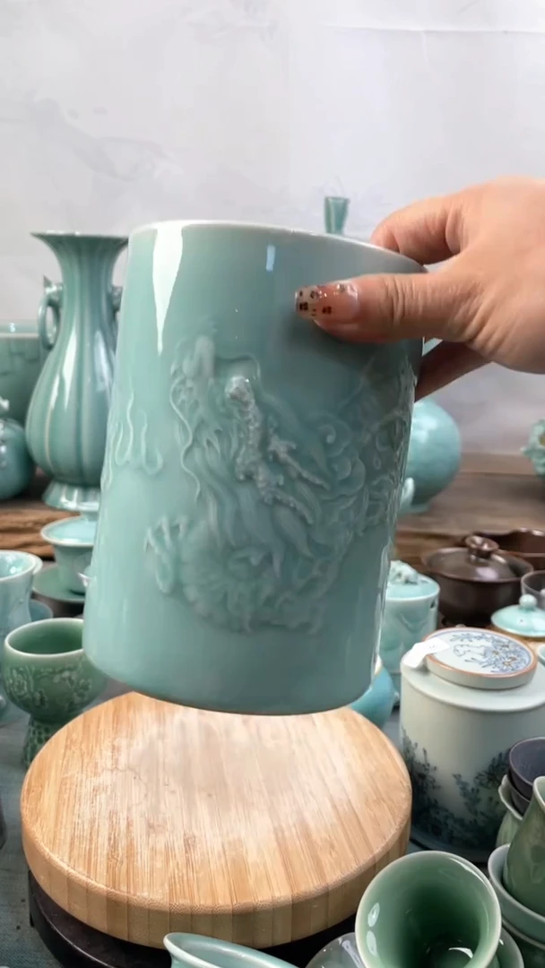 【闪购商品】全手特价福利 微瑕 慧仙青瓷