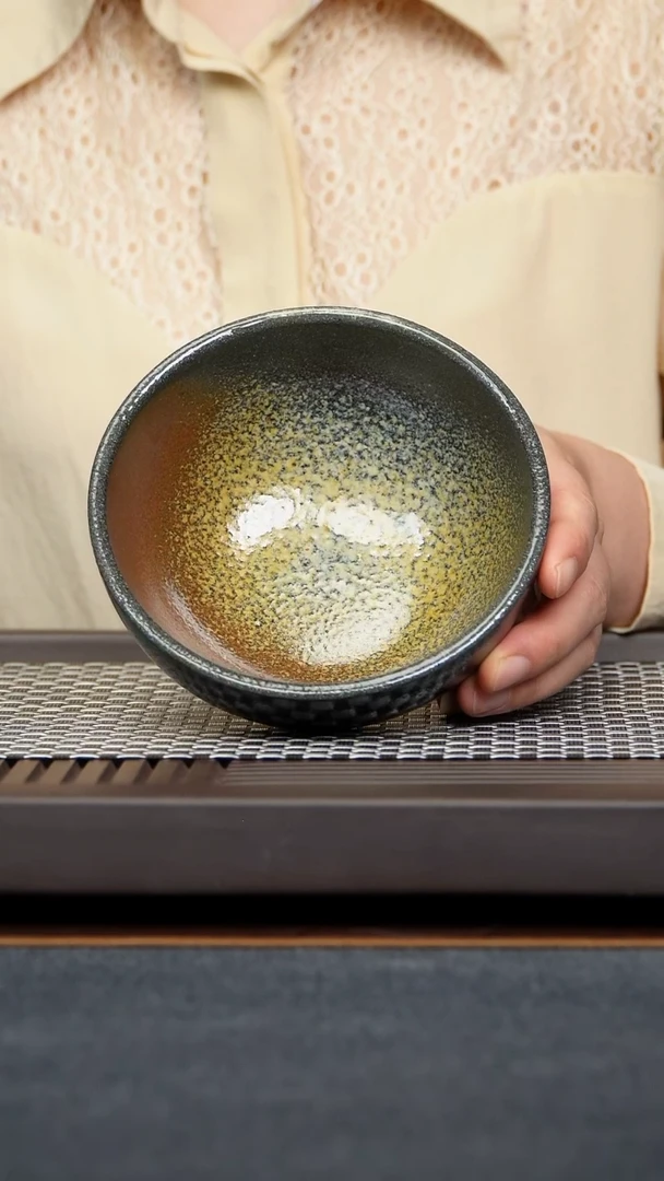 紫砂茶碗S**O碗紫砂柴烧天然落灰釉原矿零添加紫泥