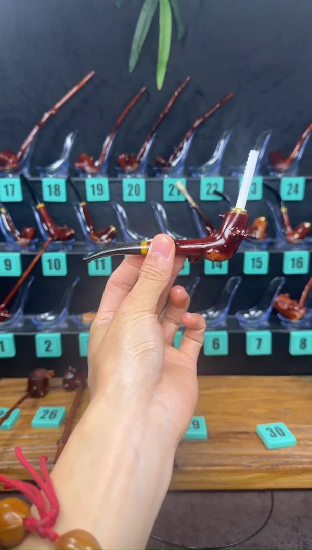 一物一图檬子木手工香烟嘴
