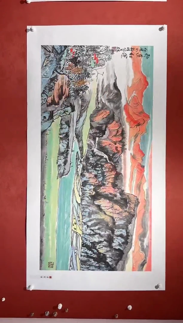 书法王炳杰国画展品