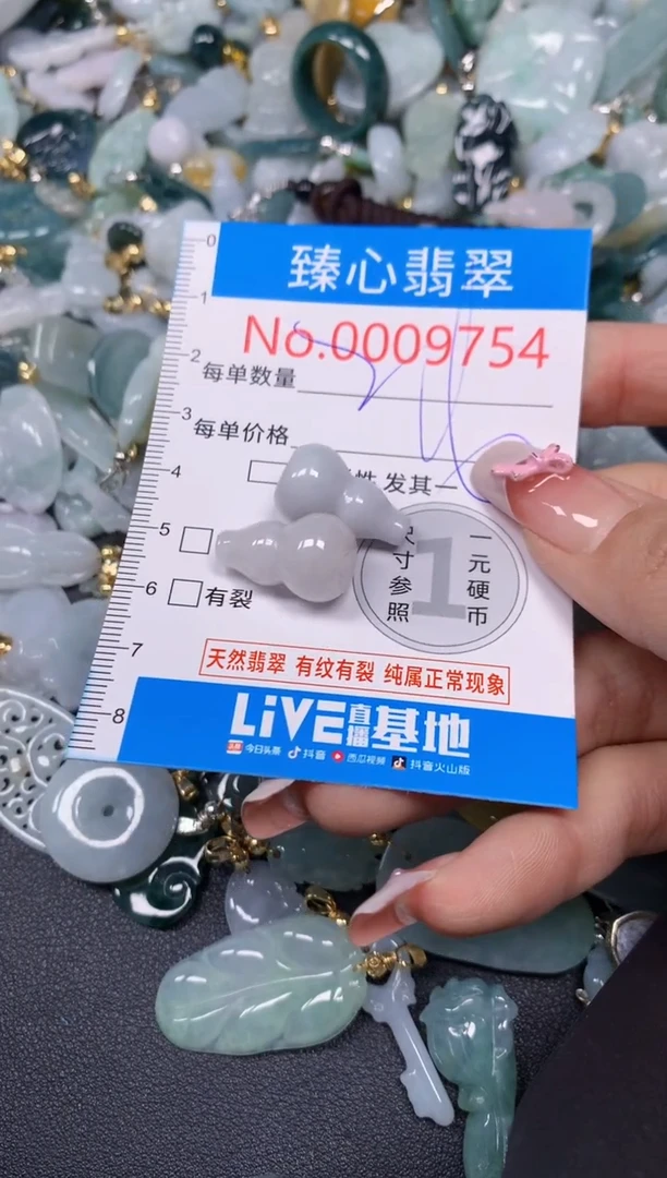 【闪购商品】翡翠颈饰未镶嵌含绳0009754