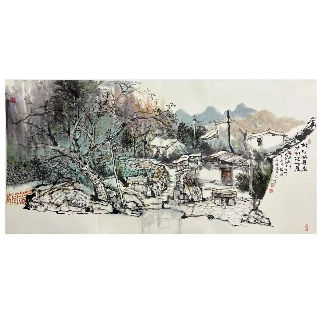 海歌老师写生山水国画作品