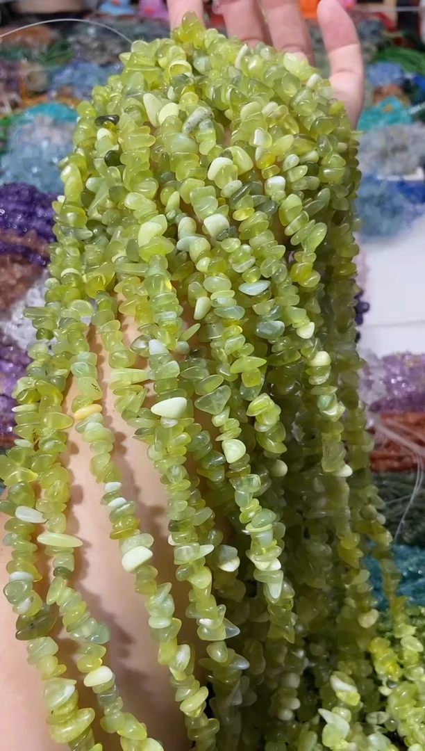 水晶珠宝半成品未镶嵌青提