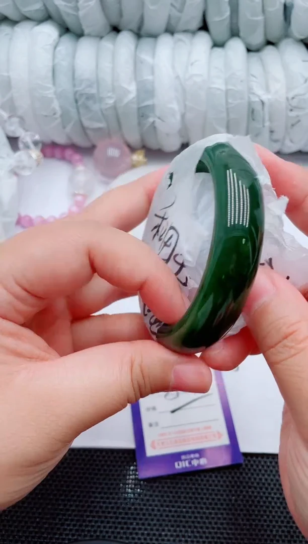 和田玉手镯未镶嵌A41-56-57