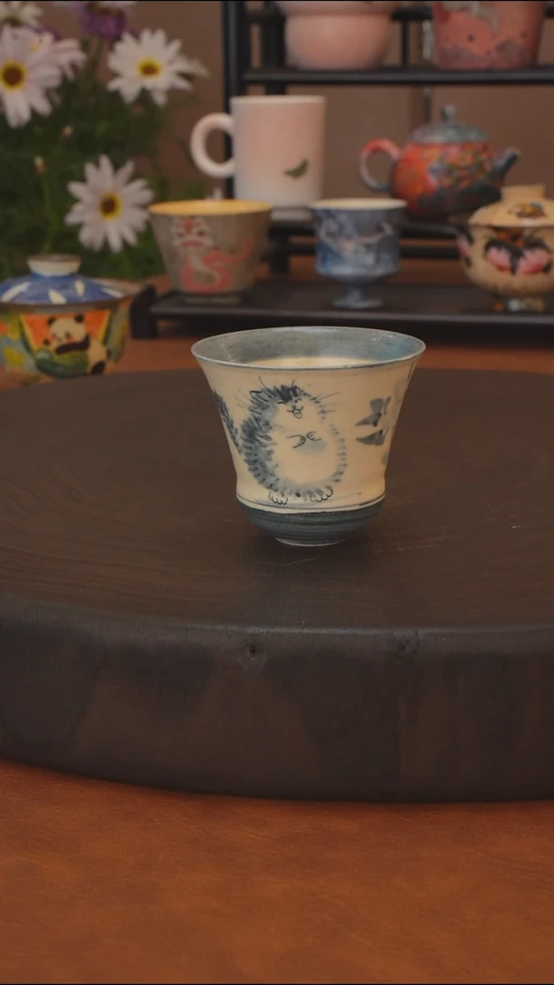 顾老师系列 猫咪品茗杯