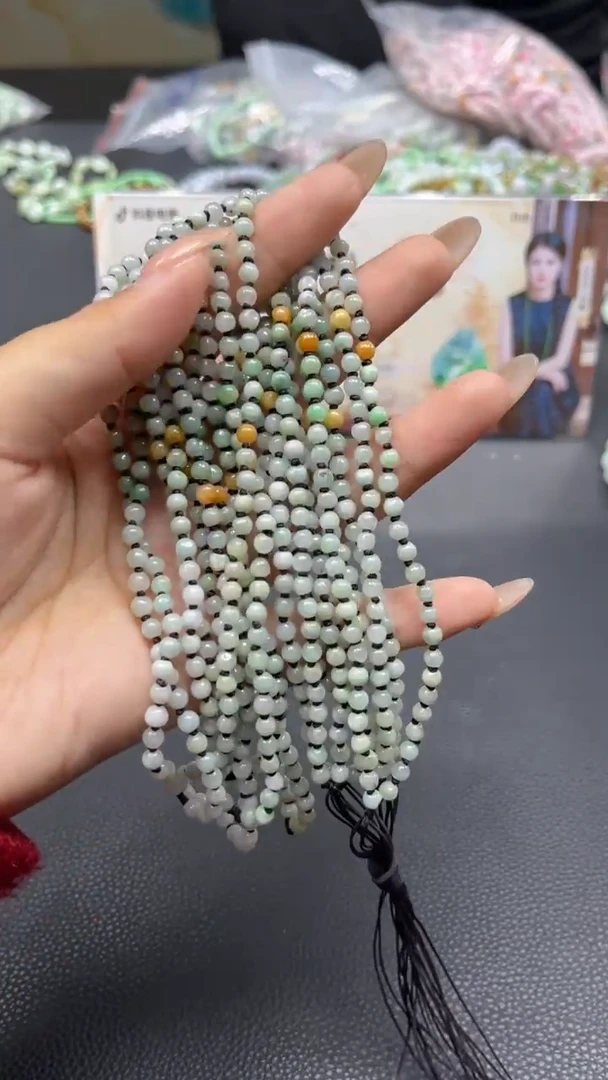 【闪购商品】翡翠颈饰未镶嵌天然翡翠A货06多样性发一