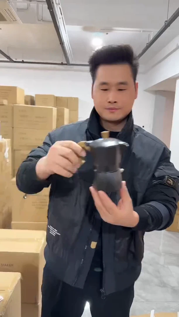 B款黑色双阀两杯