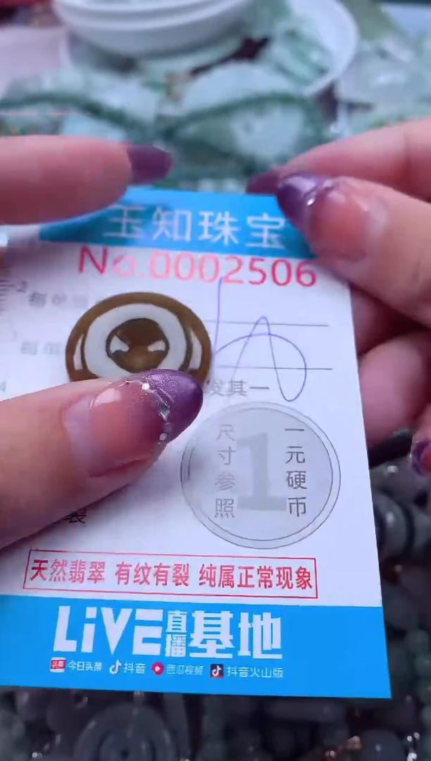 翡翠未镶嵌吊坠(不含链)2506