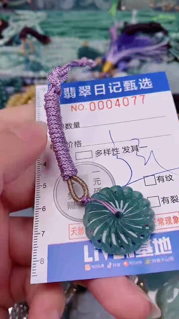 翡翠未镶嵌颈饰00004077