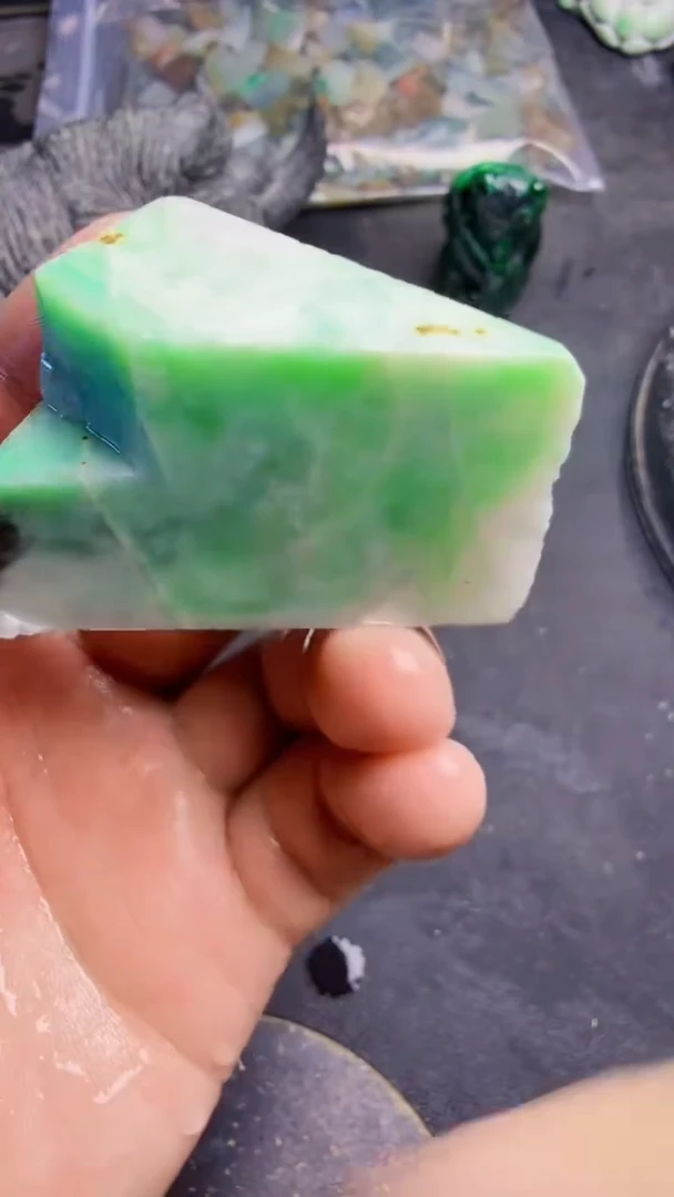 未镶嵌挂件翡翠天然翡翠083