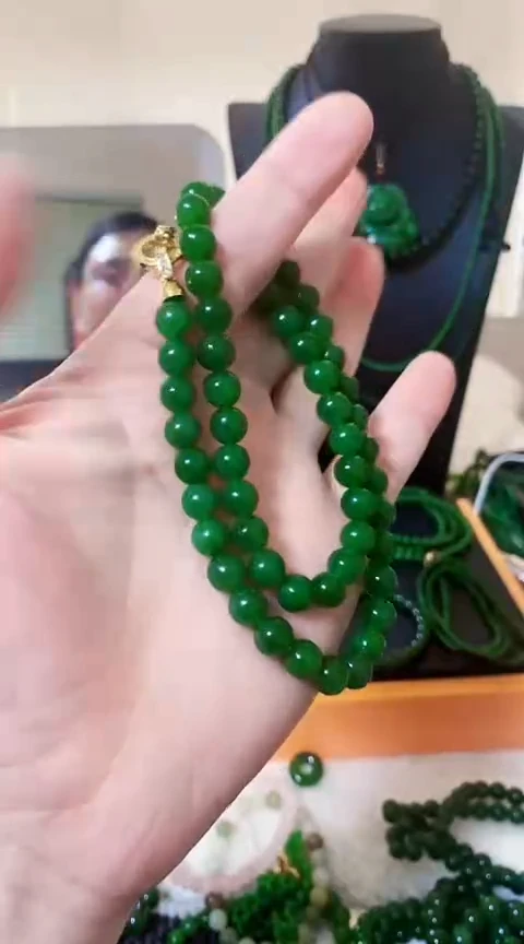 和田玉（碧玉）未镶嵌项链8