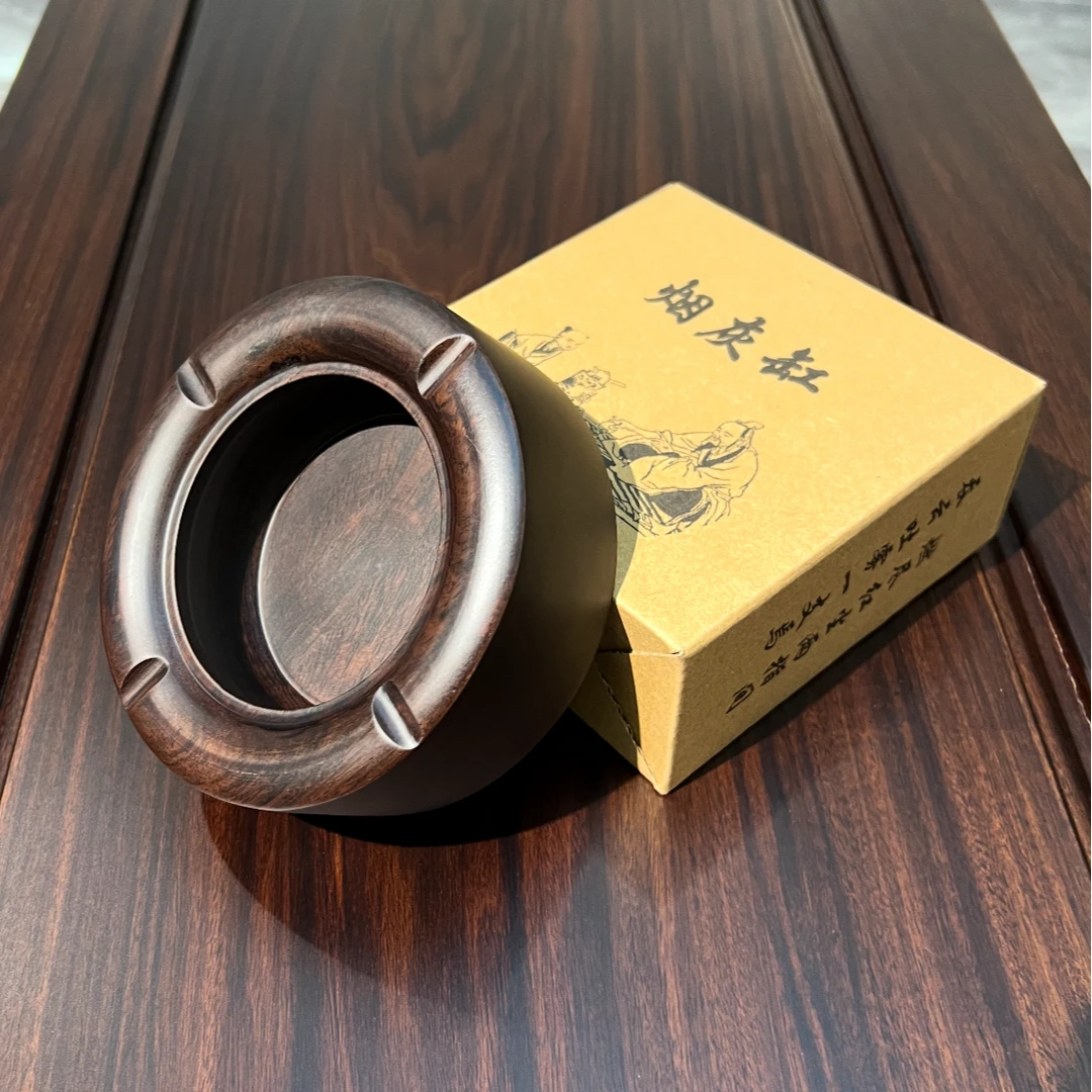黑檀木福利烟灰缸
