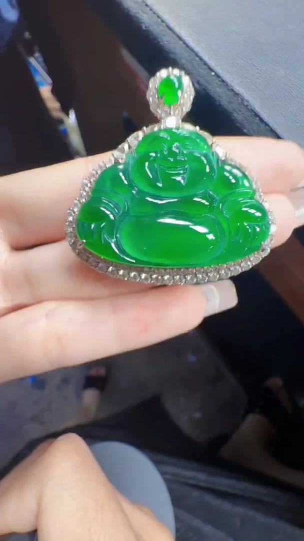 未镶嵌定制翡翠翡翠A货有轻微色差属于正常现象佛公多样性发货1