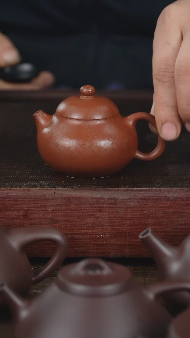 【闪购商品】紫砂茶壶110cc底槽清小文旦