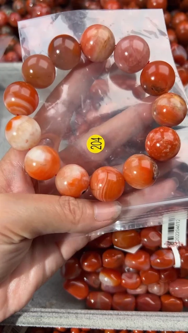 南红玛瑙手串未镶嵌18+