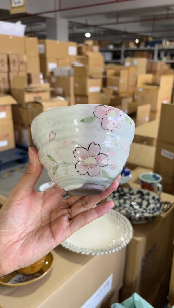 瓷片复古樱花饭碗