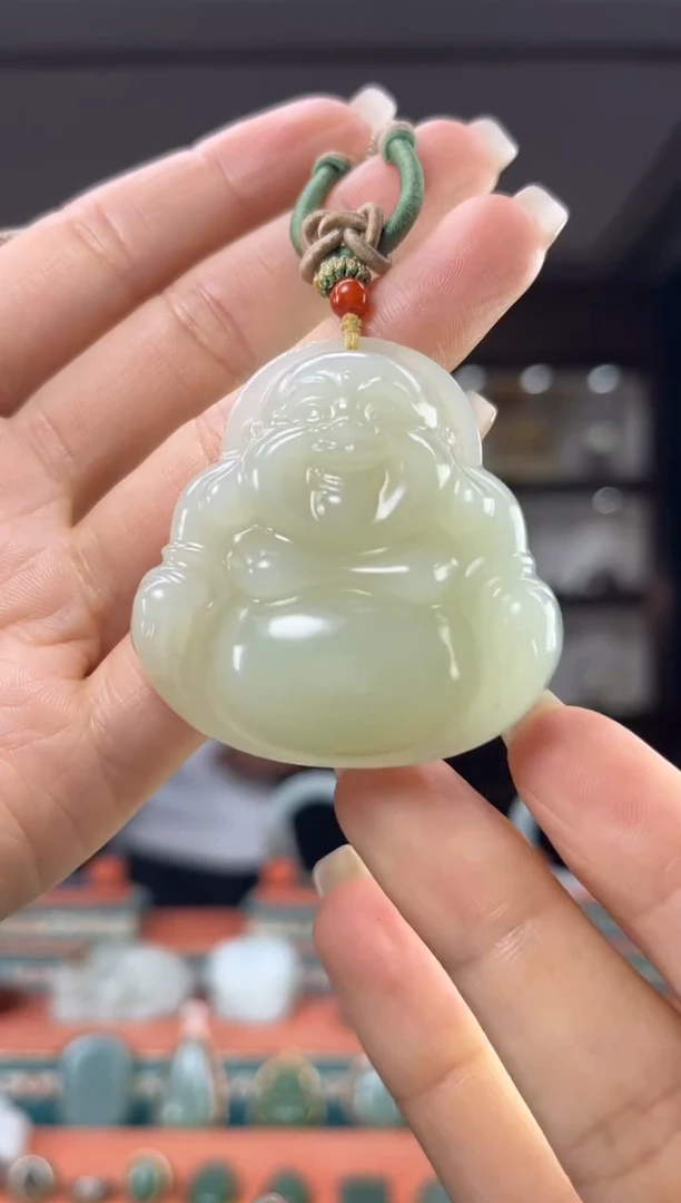 颈饰未镶嵌和田玉佩佩47mm左右