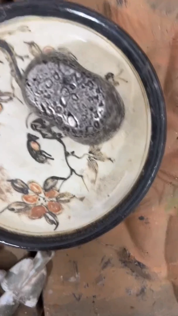 瓷片手工，手绘，陶瓷1