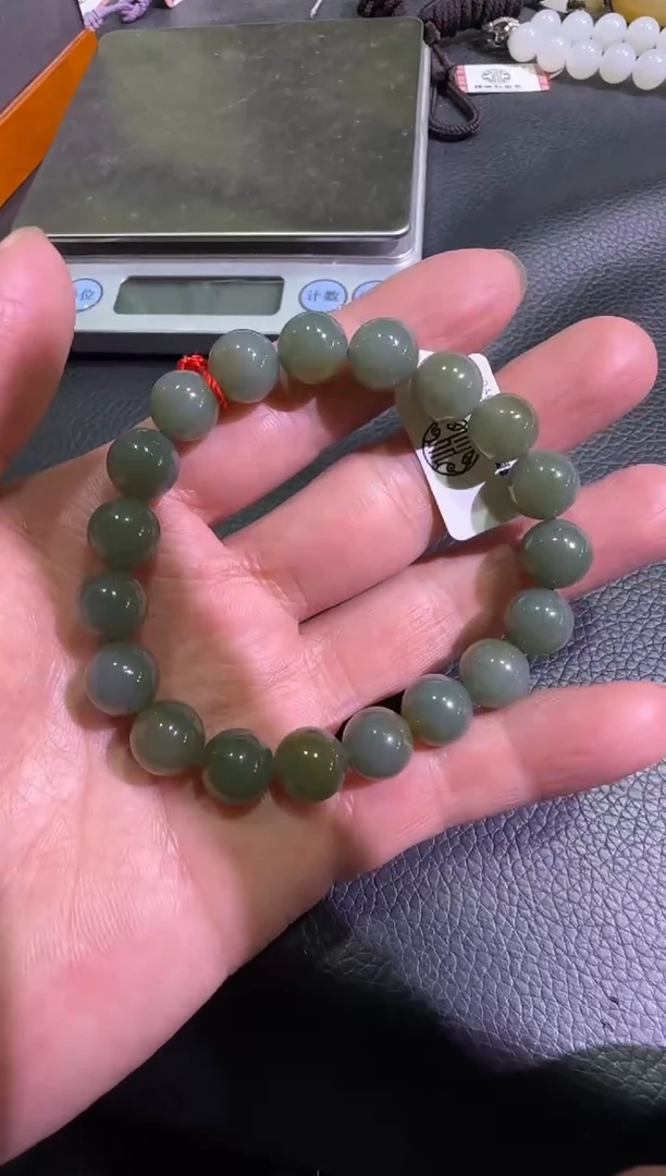 未镶嵌手串和田玉且末蓝手串（产地直发）