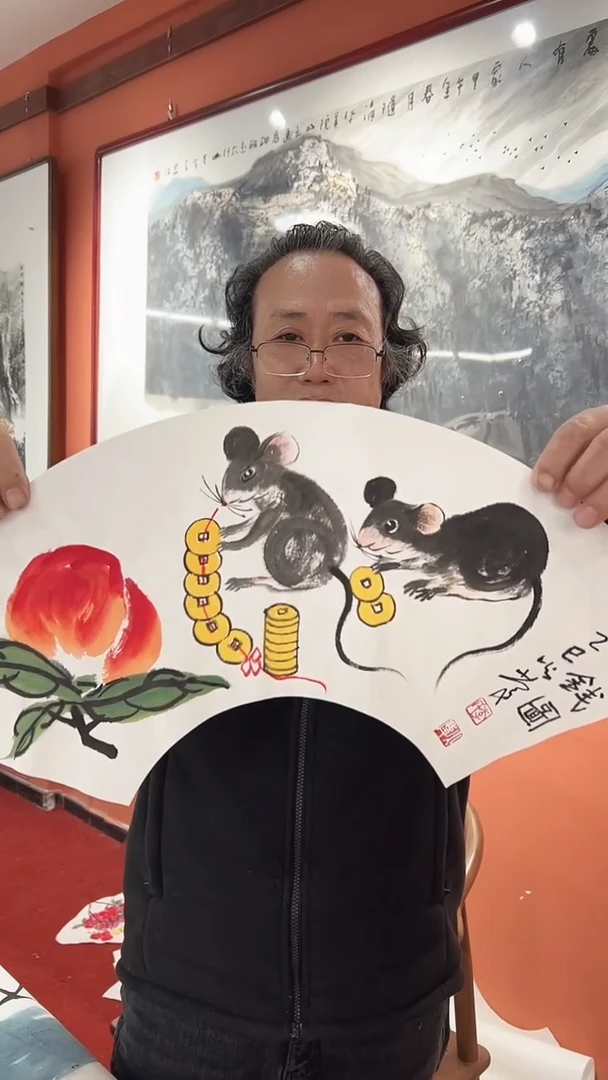 国画李火庆/国画/花鸟
