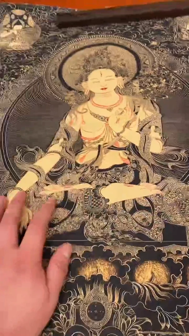 装裱画精美唐卡tk16003