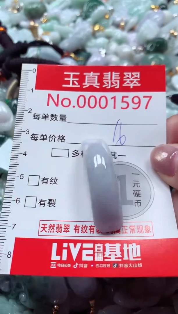 吊坠(不含链)未镶嵌翡翠1597