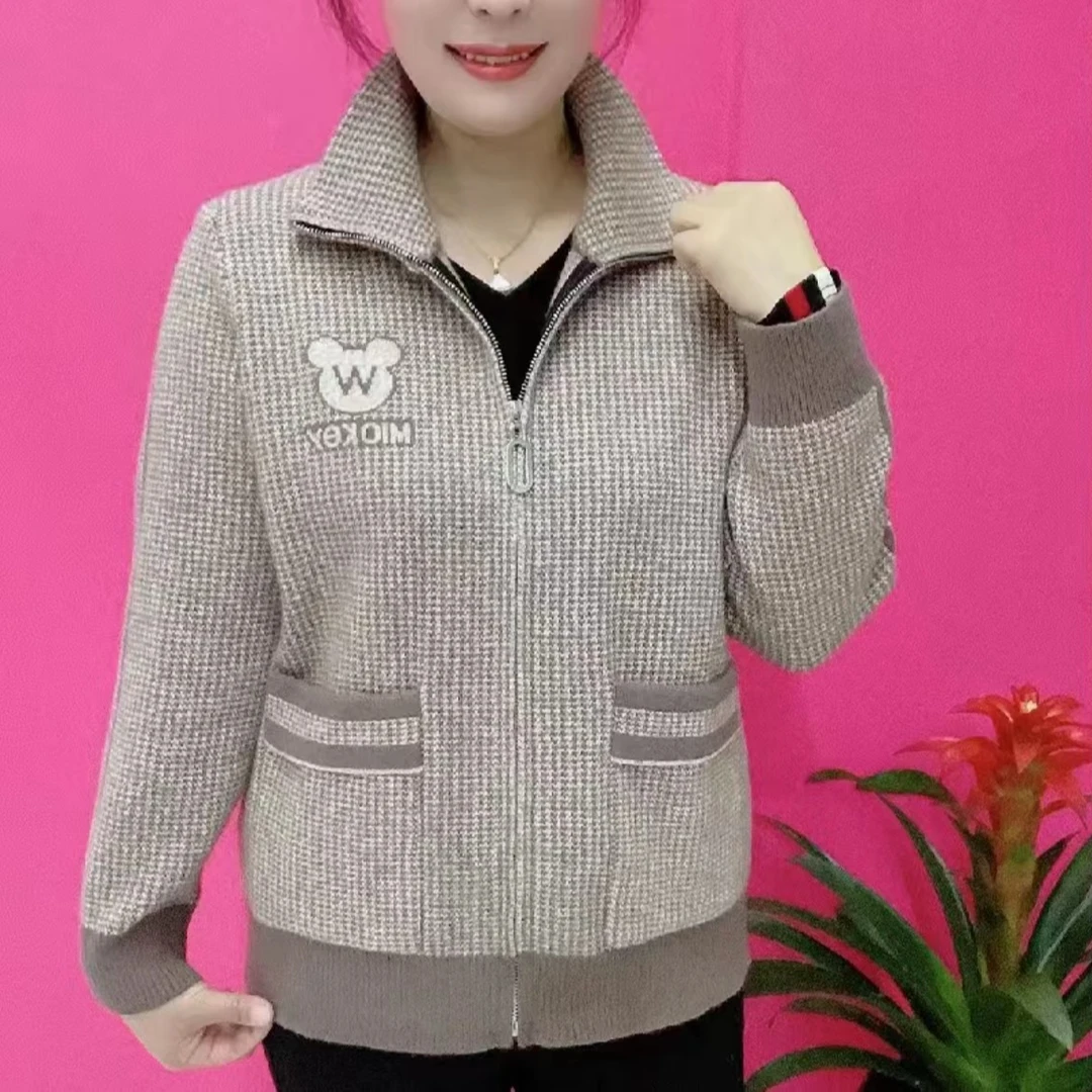 《专柜品质》春秋气质小香风洋气休闲百搭时尚格子女士春秋外套Z