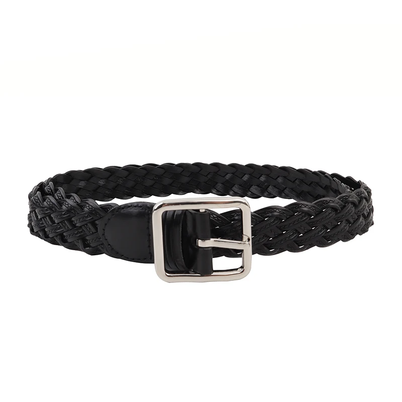 IAMJAM “黑色编织腰带”基础百搭合金腰头-J0033