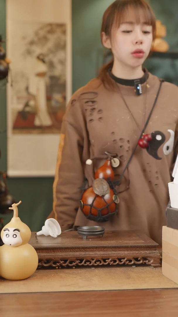 【闪购商品】291号精品天然大漆工艺防渗内胆酒葫芦~