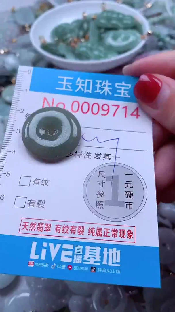 吊坠(不含链)未镶嵌翡翠9714