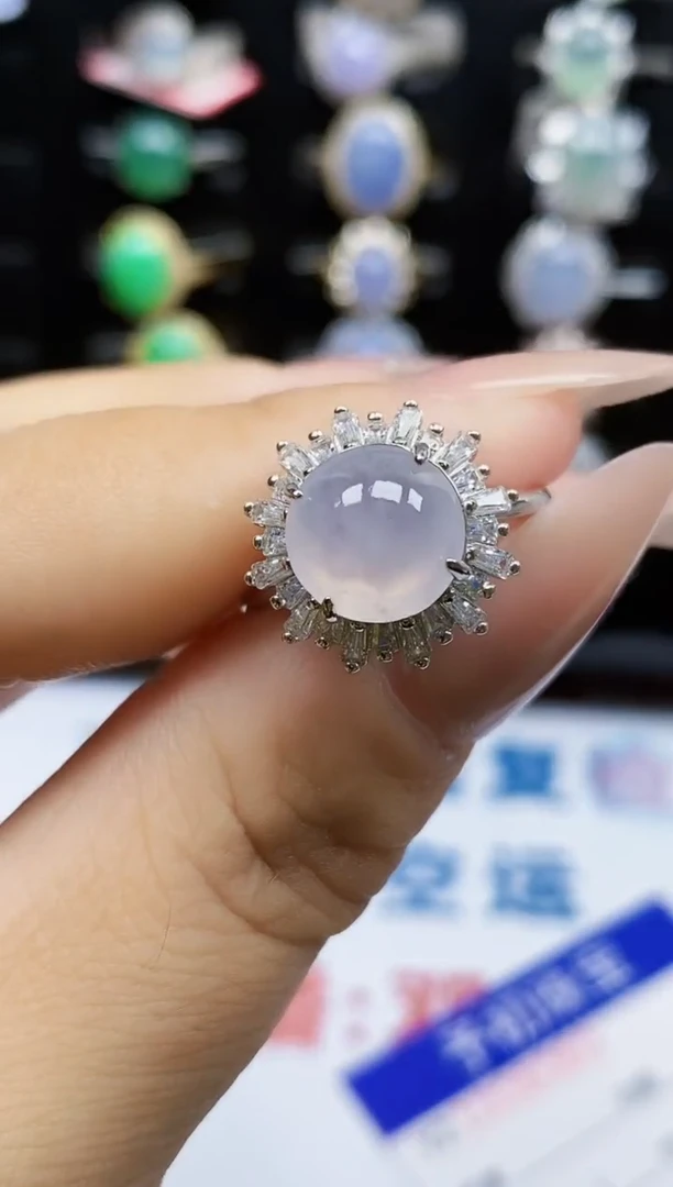 银S925镶嵌戒指翡翠1053