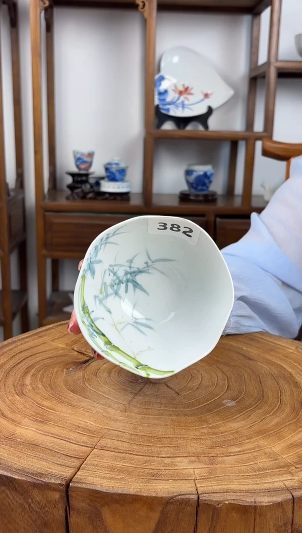 瓷片景德镇高温釉中彩-大号宝宝碗382