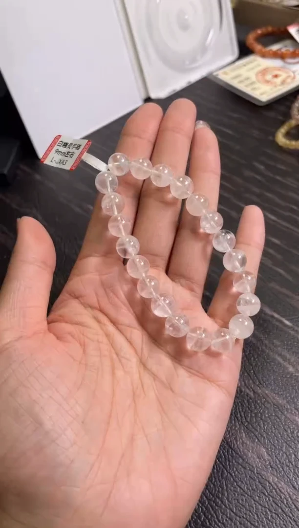 发晶手链未镶嵌9±/x-127【白幽灵