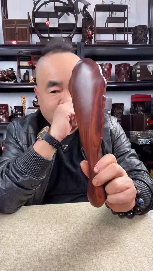 木老李红木工艺品捶背
