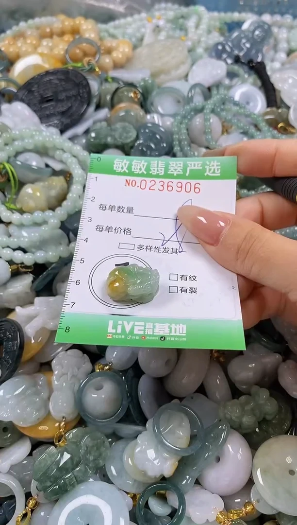 翡翠未镶嵌颈饰闪购0236906