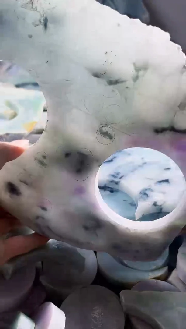 翡翠裸石缅甸翡翠A货陈4030