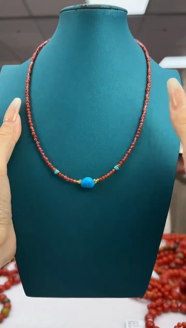 未镶嵌珠串南红玛瑙12.5-3mm（多样式）