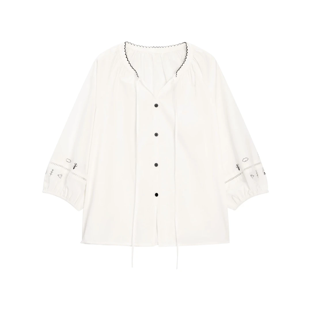 片断2025年秋季新款衬衫251230003E01