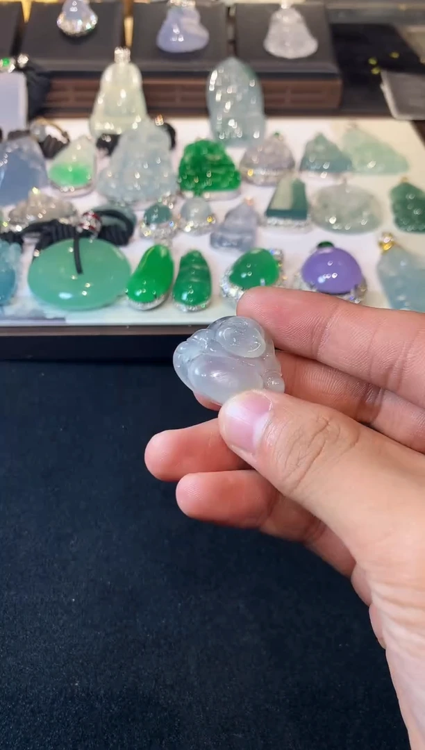 未镶嵌定制翡翠香*～5036毛货不退不换