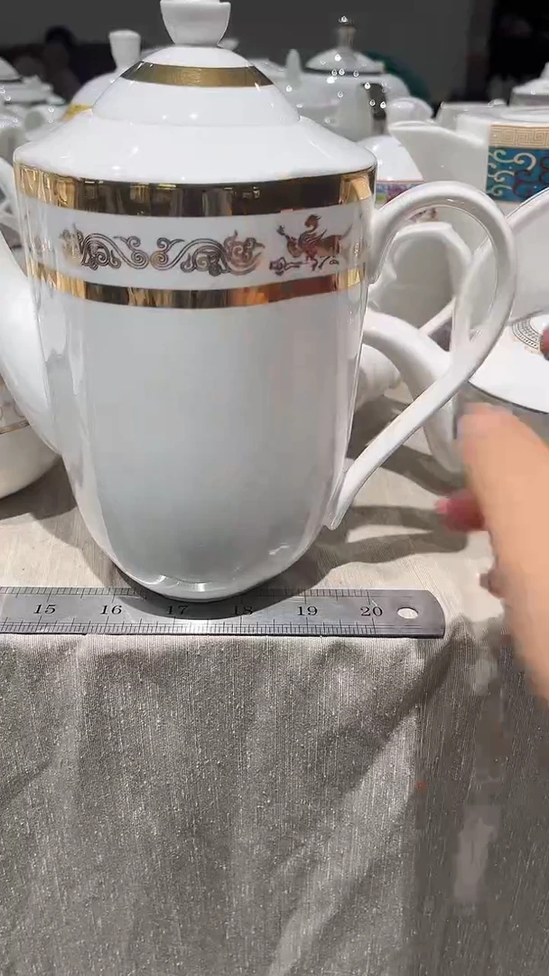 瓷胖胖壶隆达骨质瓷