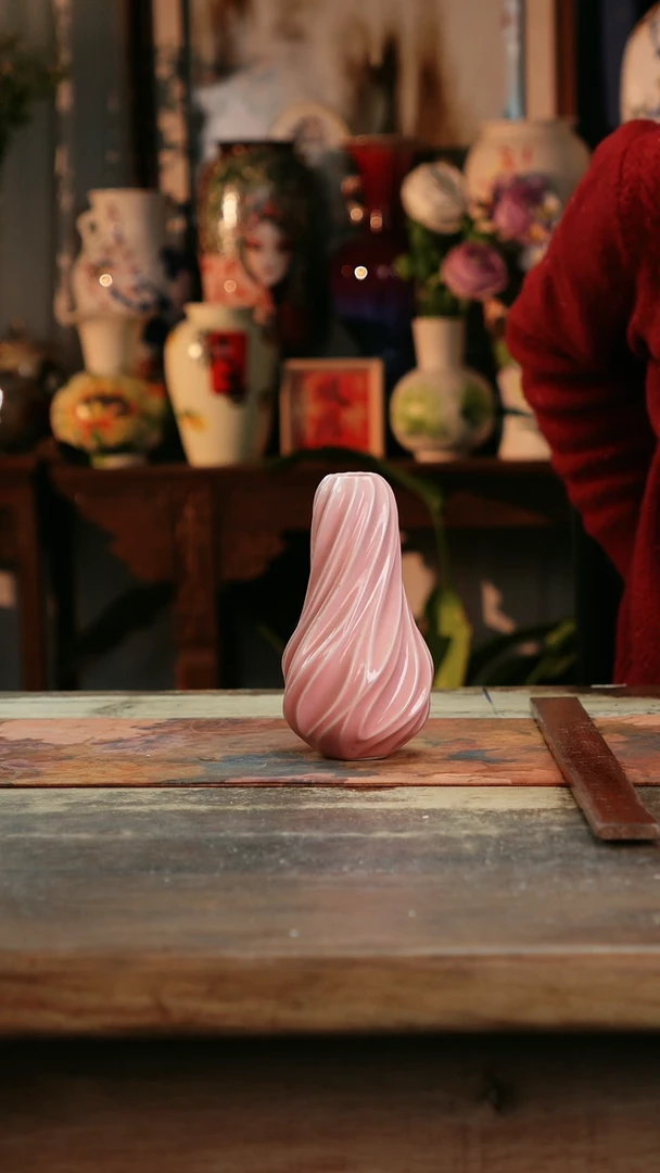 【闪购商品】瓷片景德镇纯手工釉下彩精品花瓶