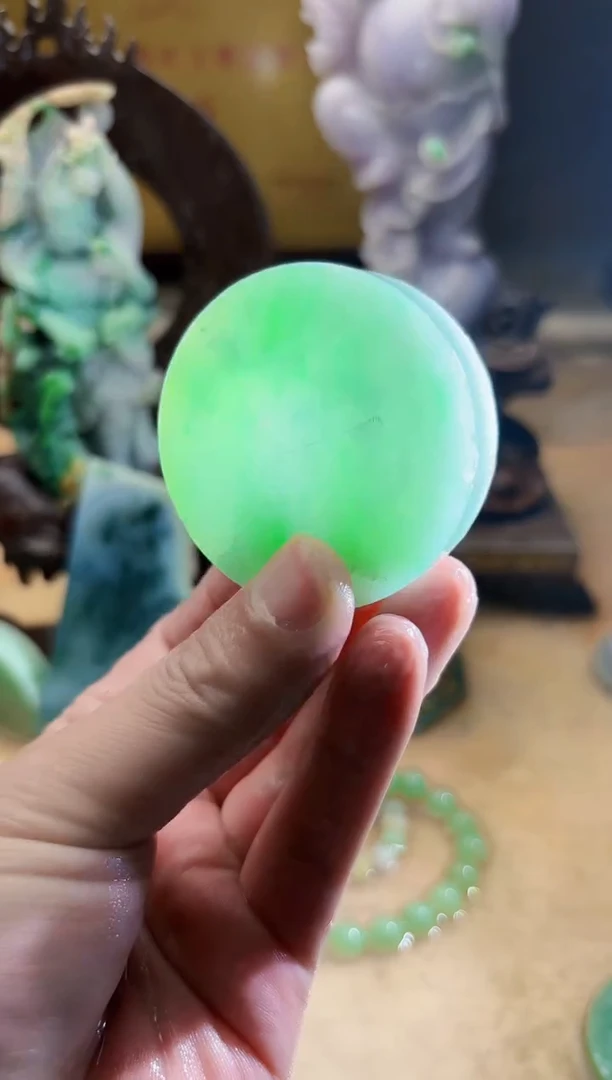 未镶嵌挂件翡翠A货张麦8624