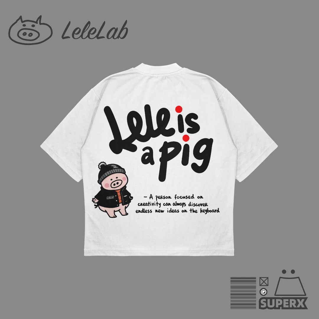 LeleLab叻叻居纯棉文化衫