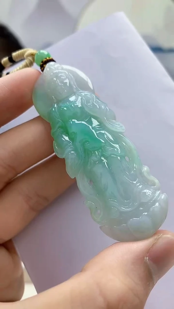 未镶嵌定制翡翠4898bb-毛货挂件63